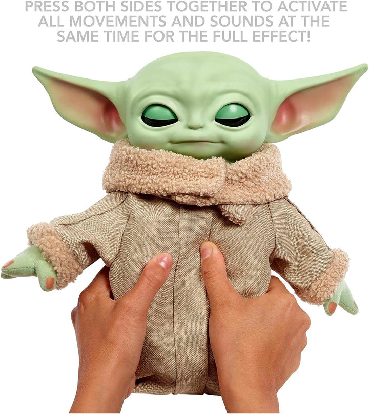 Star Wars Grogu Squeeze and blink Plush with sounds and movement