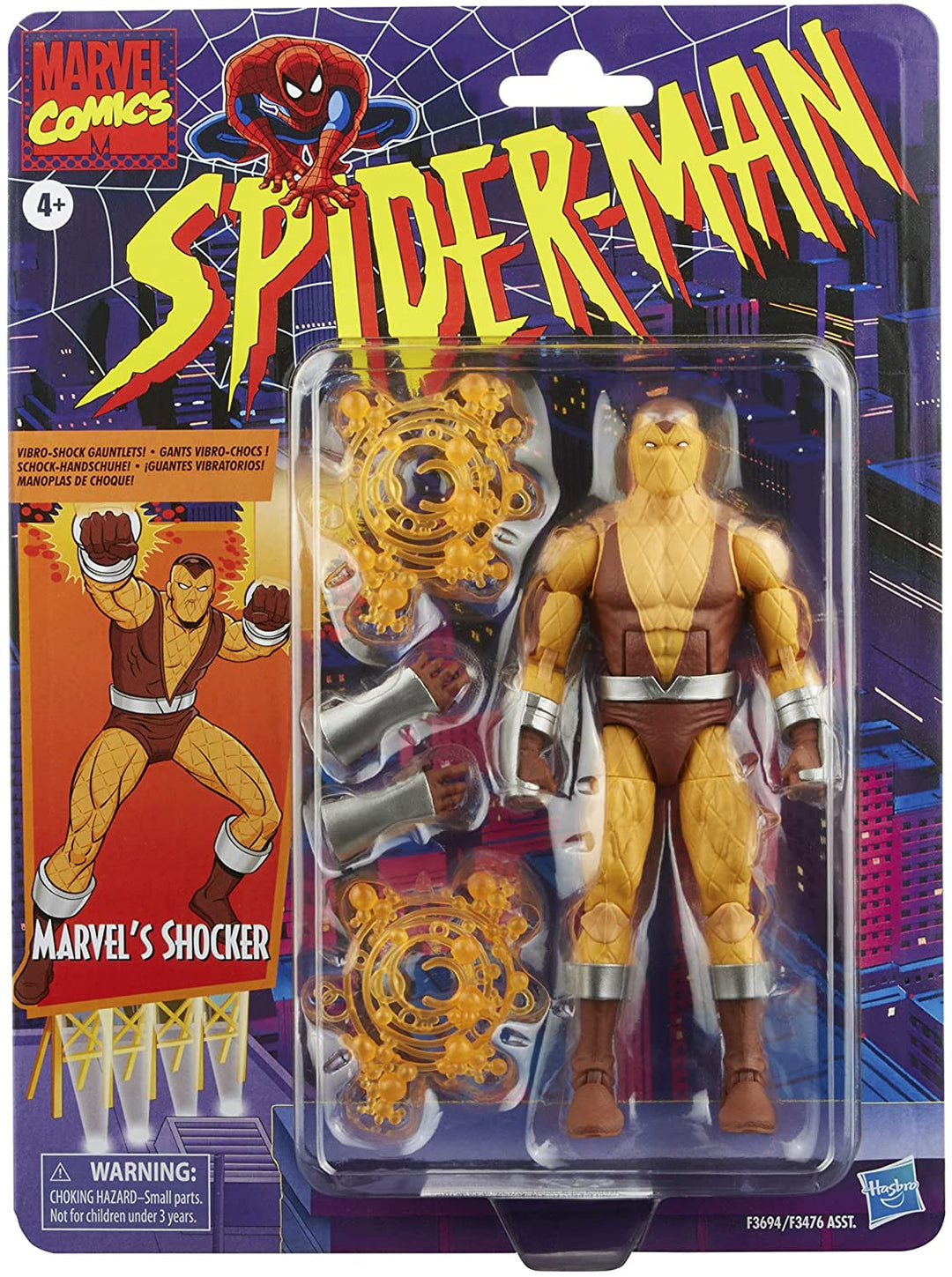 Marvel Legends Series Spider-Man 15 cm Marvel's Shocker Actionfigur Spielzeug, inkl