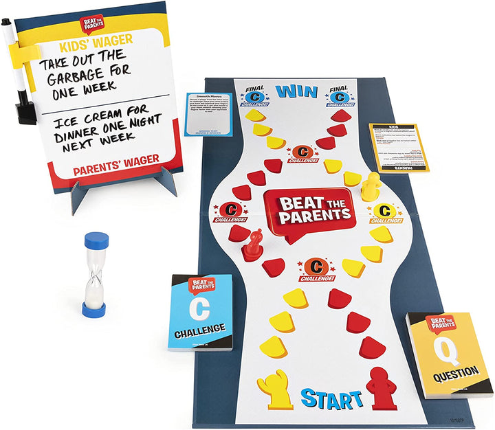 Spin Master Games „Beat The Parents“-Brettspiel für Familien und Kinder ab 5 Jahren