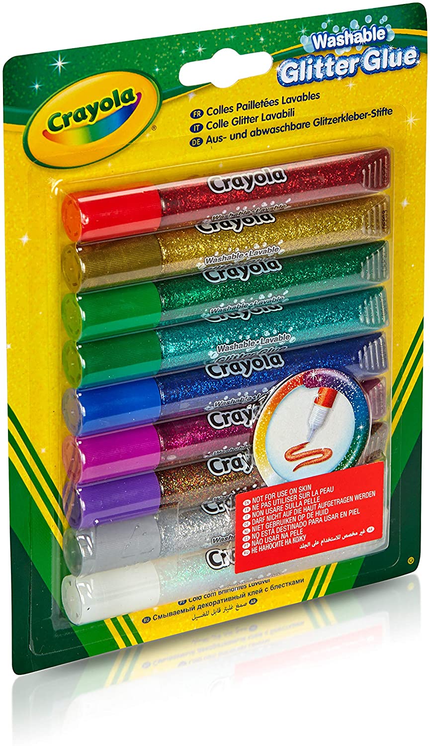 Crayola 9 waschbarer Glitzerkleber