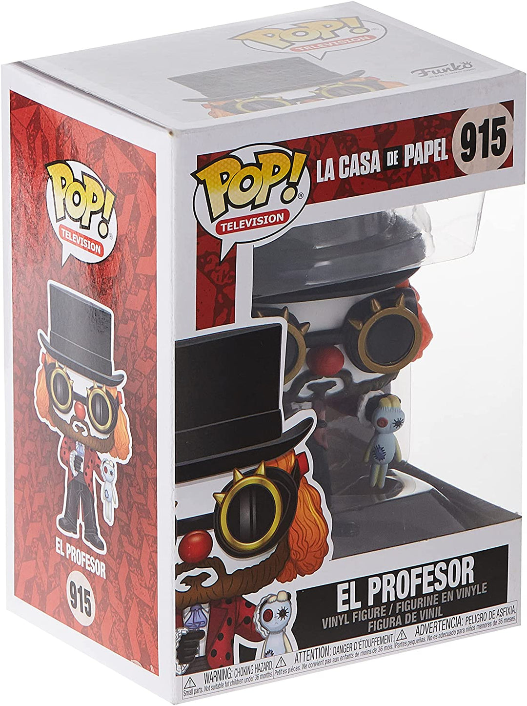 La Casa di Carta El Professor Funko 44196 Pop! Vinile #915