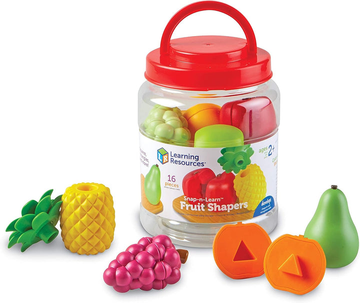 Learning Resources LER6715 SNAP-N-Learn Fruchtformer, Multi