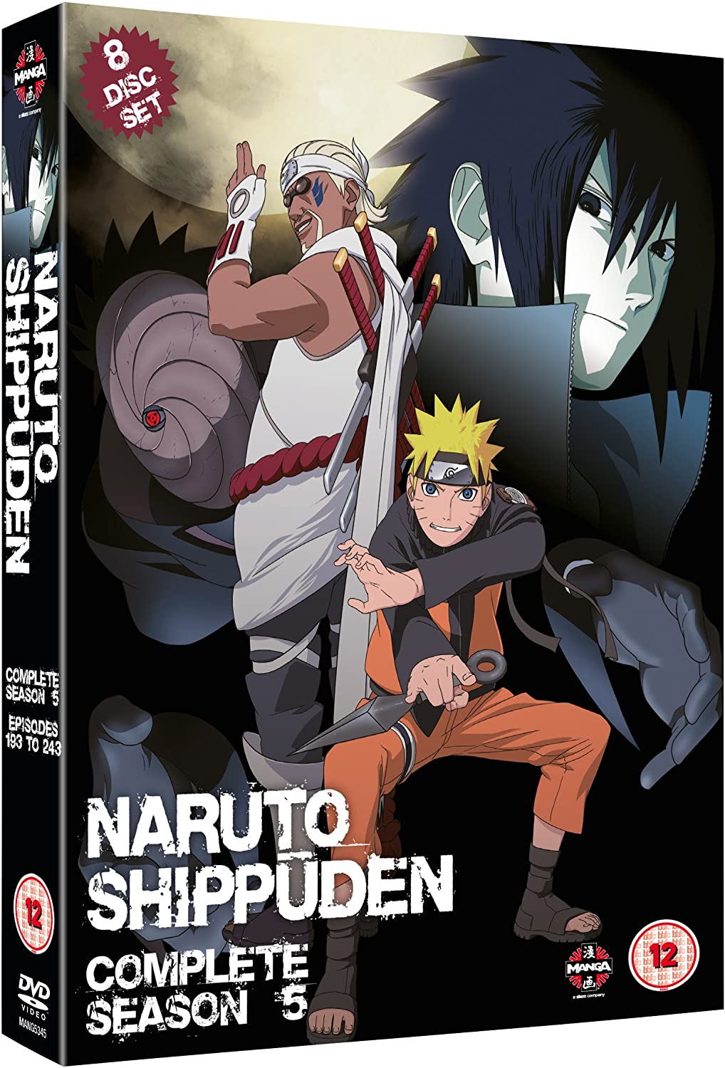 Naruto Shippuden Complete Series 5 (Episodes 193-244) - Action fiction  [DVD]