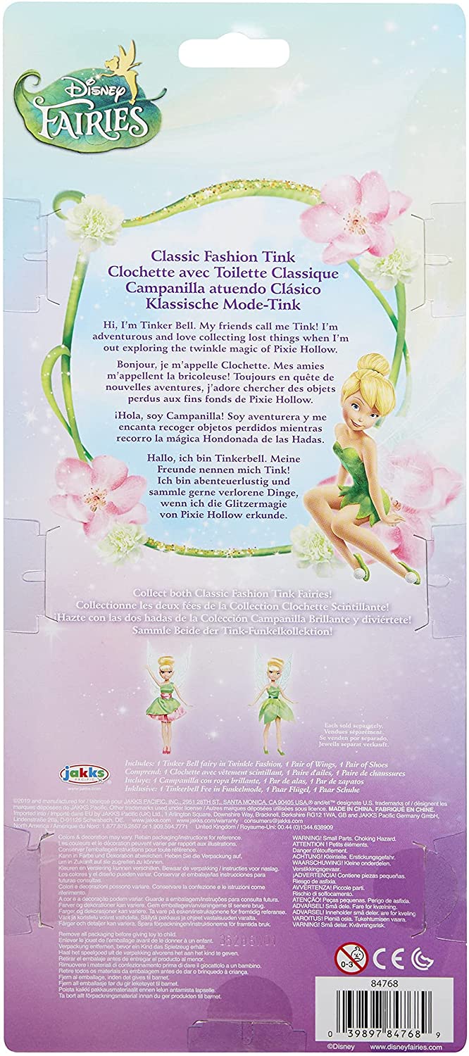 Disney 84768-4L Tinker Bell Modepuppe, mehrfarbig