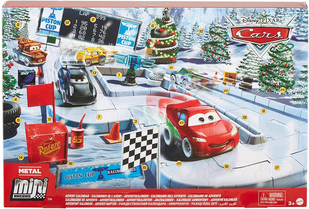 Calendrier de l&#39;Avent Cars Disney Pixar