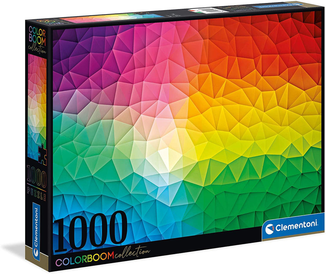 Clementoni 39597, Color Boom Mosaic Puzzle for Children and Adults - 1000 Pieces, Ages 10 years Plus