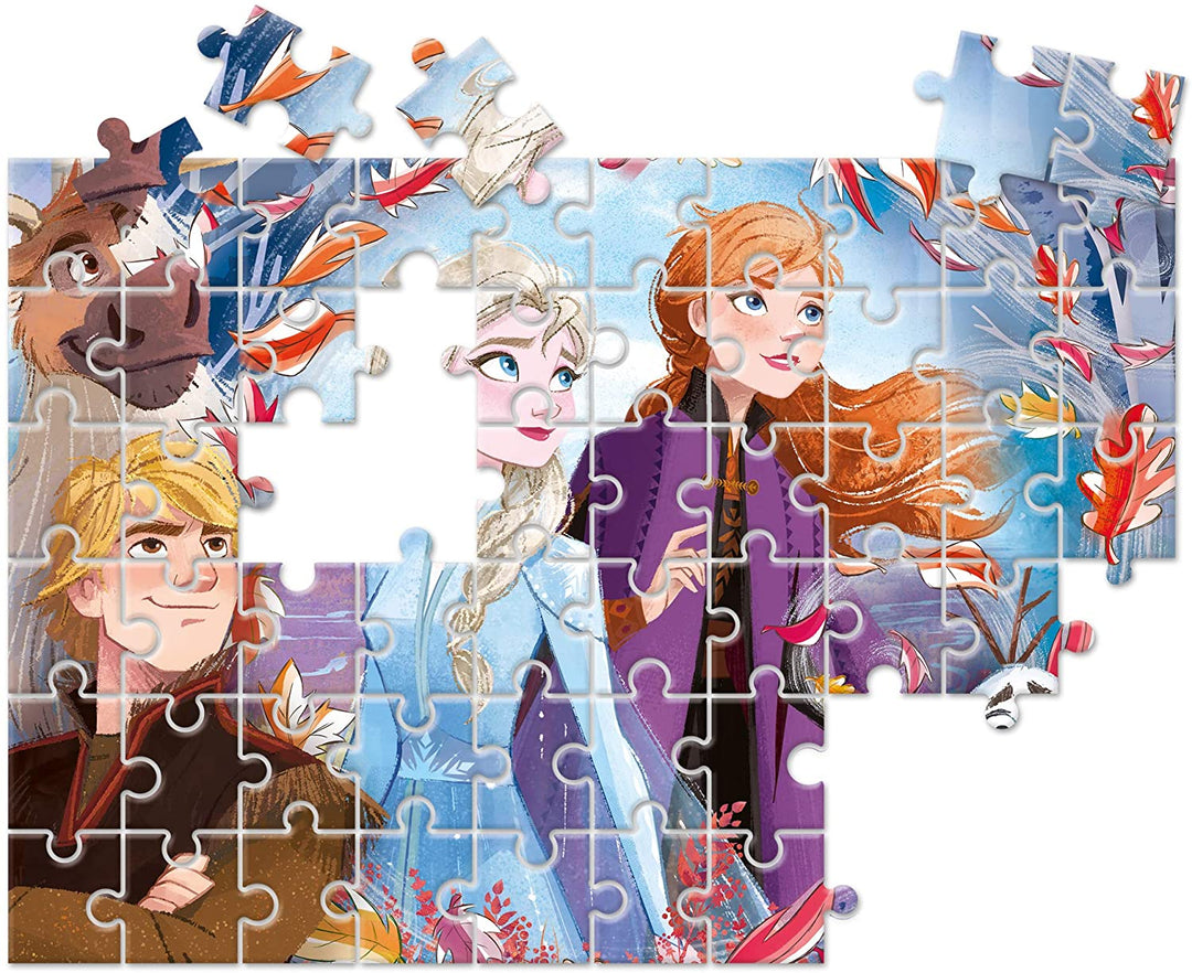 Clementoni – 26058 – Supercolor Puzzle – Disney Frozen 2 – 30 Teile – Hergestellt in Italien – Puzzle für Kinder ab 3 Jahren