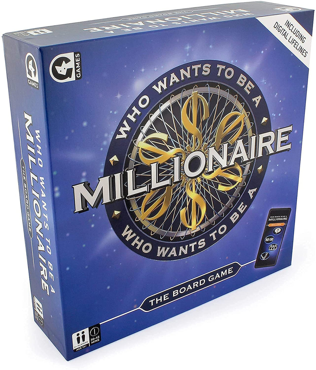 Ginger Fox Neues klassisches Brettspiel „Wer wird Millionär“ 2021 Edition – I