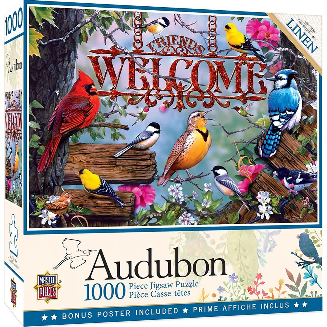 Qipexeii Master Pieces Audubon 1000-Puzzle-Sammlung – 1000-teilige Puzzles
