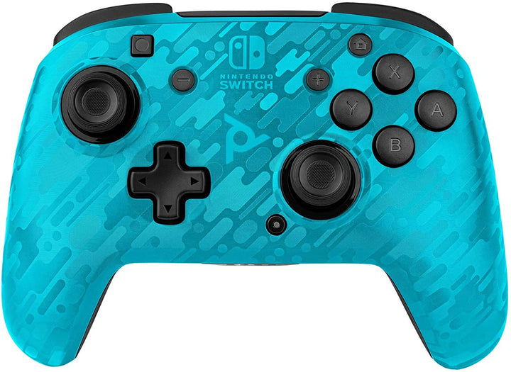 Pdp-Controller Faceoff Deluxe+ Audio Wireless Switch Camo Blue