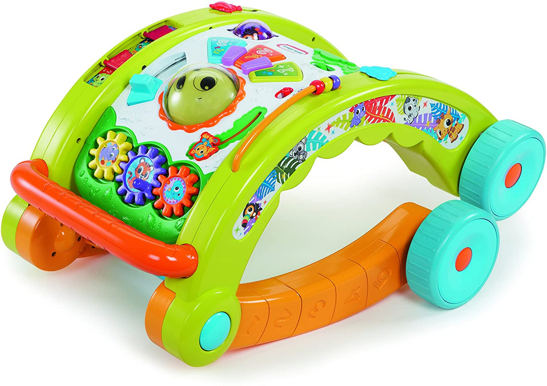 Little Tikes 3-in-1 Activity Walker-70+ Activiteiten, Liedjes &amp; Geluiden - Groen/Oranje/Wit