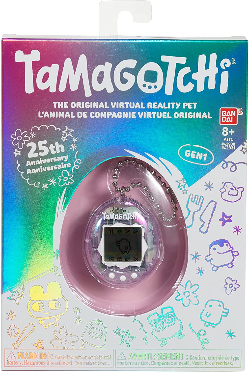TAMAGOTCHI 42931NP Digitales Haustier, mehrfarbig