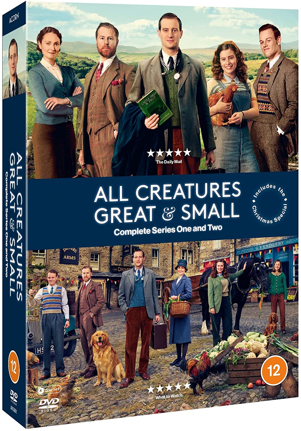 All Creatures Great & Small Series 1&2 Boxset [DVD] [2021] - [DVD]