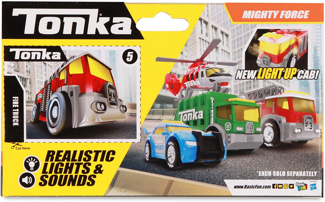 Tonka 6001 Mighty Force Lichter und Sounds-Feuerwehrauto