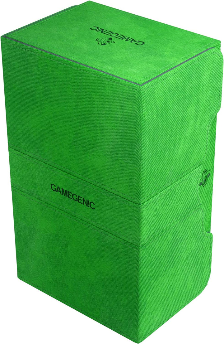 Gamegenic GGS20029ML Stronghold 200-Card Convertible Deck Box, Green