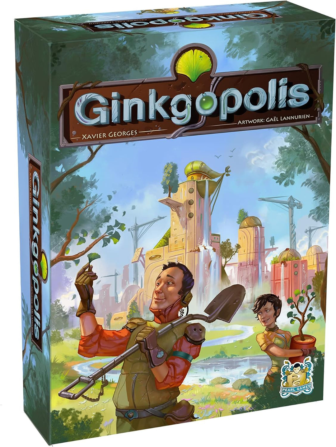 Perlenspiele | Ginkgopolis | Brettspiel | 1 bis 5 Spieler | Ab 10 Jahren | 45 Minuten