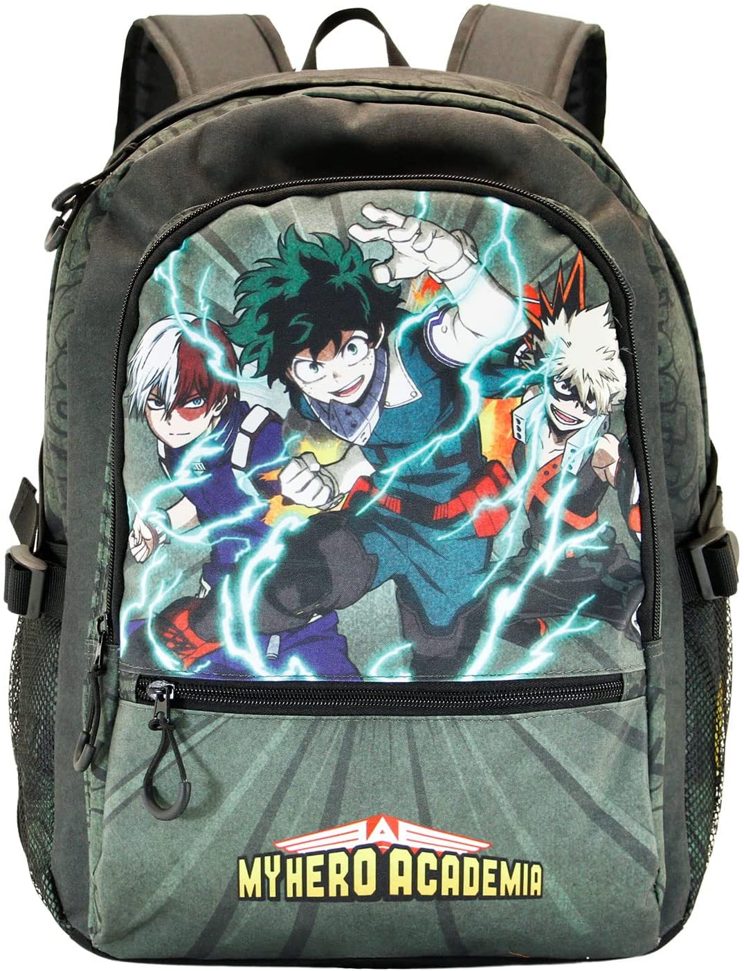 My Hero Academia Battle-Fan HS Kampfrucksack, Militärgrün