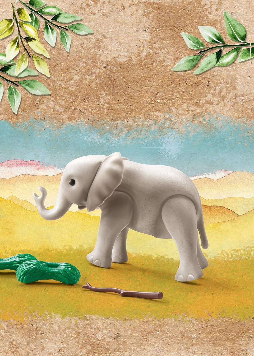 Playmobil 71049 Wiltopia Junger Elefant, Tierspielzeug, für Kinder 4-10, nachhaltig