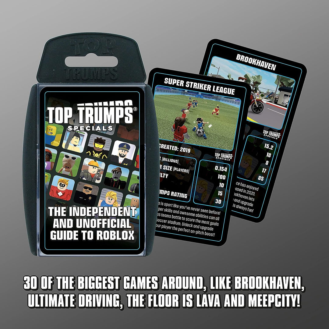 The Independent and Unofficial Guide to Roblox Top Trumps Special Card Games
