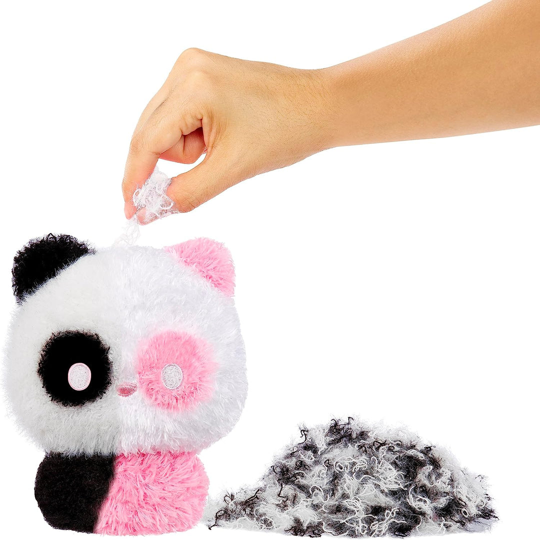 Fluffie Stuffiez Kleines Sammelplüschtier – PANDA – Überraschungsenthüllung beim Auspacken mit