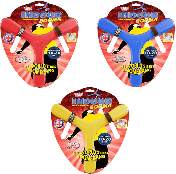 Wicked Vision - Indoor Foam Boomerang Booma Flying Sports Toy (WKIND)
