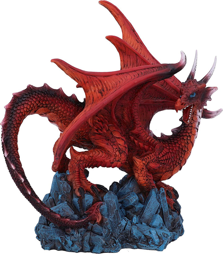 Nemesis Now Crimson Guard Drachenfigur, 16,5 cm, Rot, U5543T1