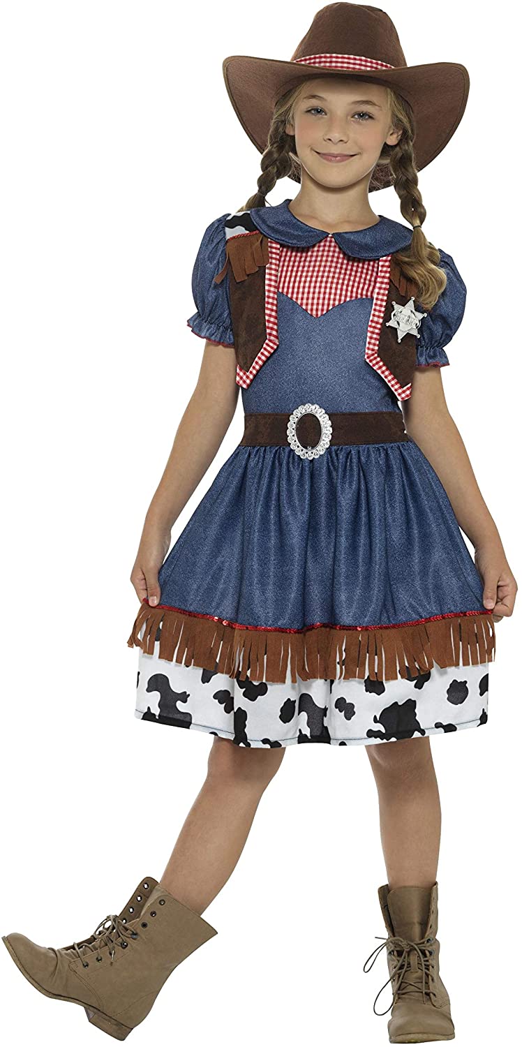 Smiffys Texanisches Cowgirl-Kostüm, Alter 10–12