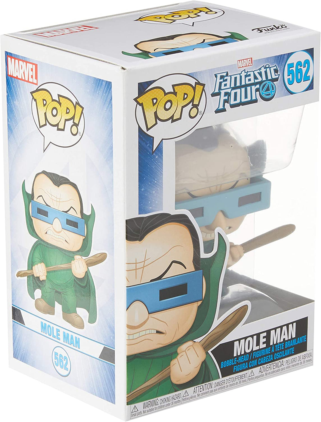 Marvel Fantastic Four Mole Man Funko 44990 Pop ! Vinyle