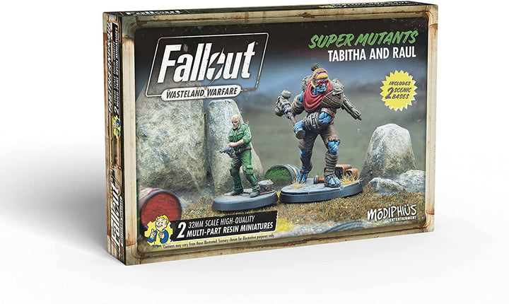 Fallout - Wasteland Warfare - Super Mutants Tabitha and Raul