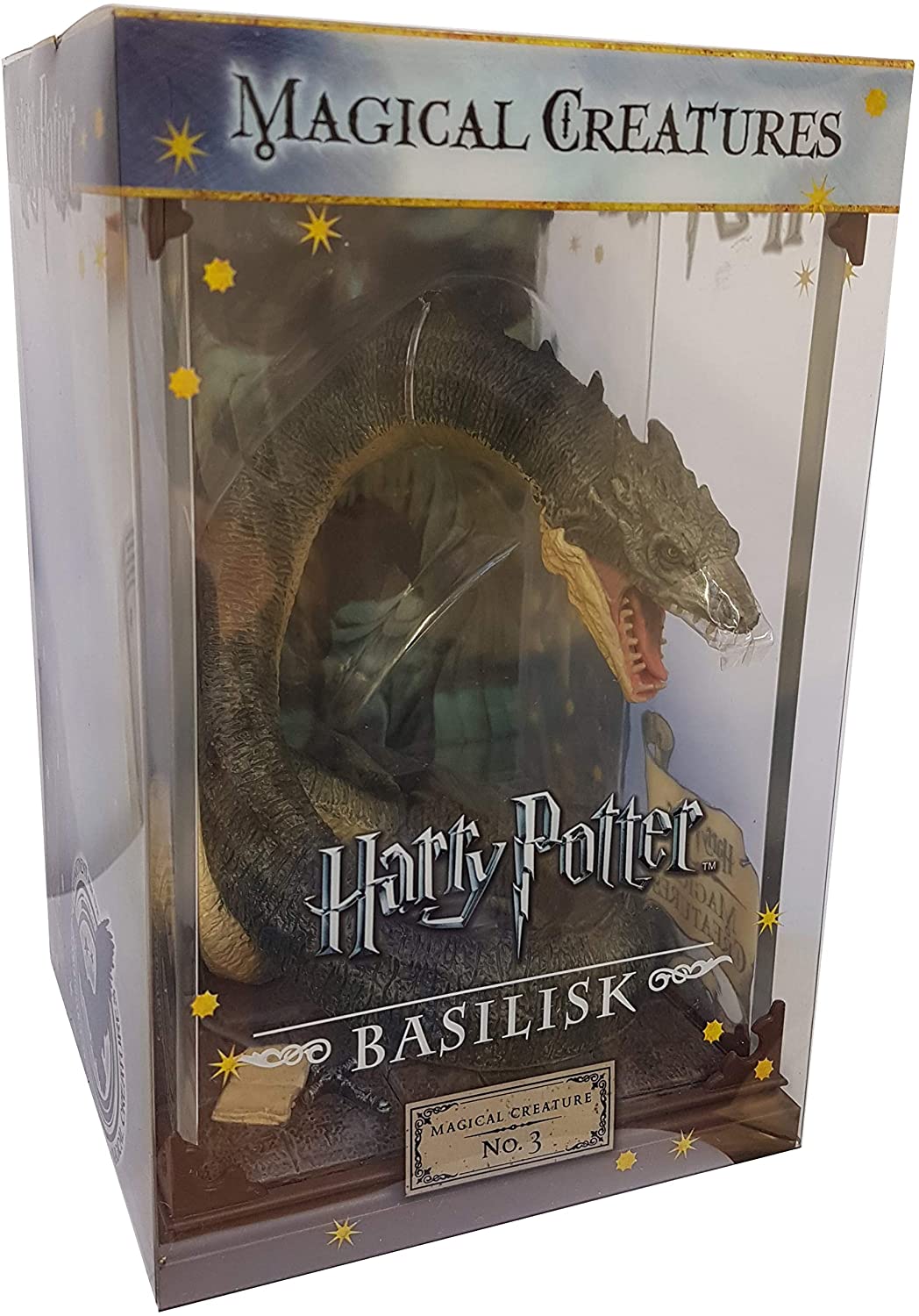 The Noble Collection – Magical Creatures Basilisk – handbemaltes magisches Geschöpf Nr. 3 – offiziell lizenzierte 7 Zoll (18,5 cm) Harry Potter Toys Sammelfiguren – für Kinder und Erwachsene
