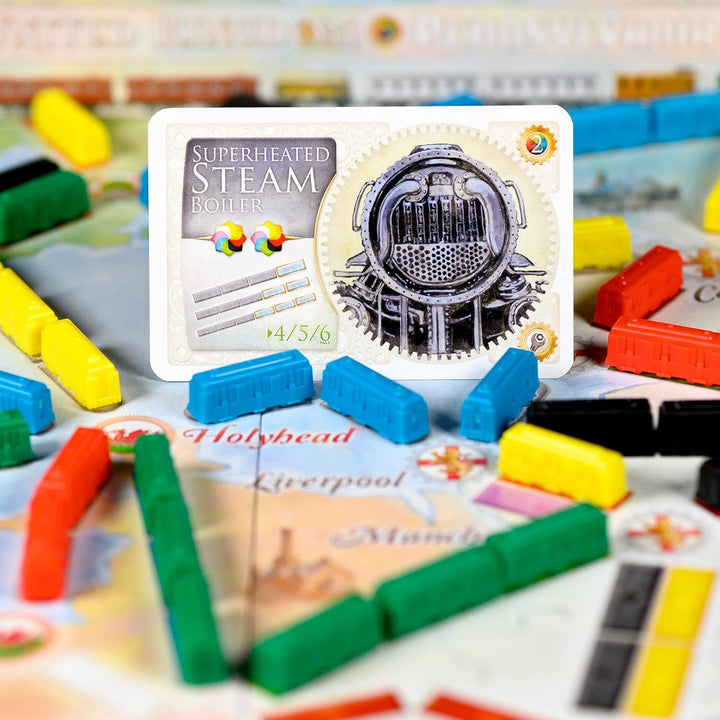 Days of Wonder | Ticket to Ride United Kingdom Board Game EXPANSION | Board Game for Adults and Family | Train Game | Ages 8+ | For 2 to 5 players | Average Playtime 30-60 Minutes