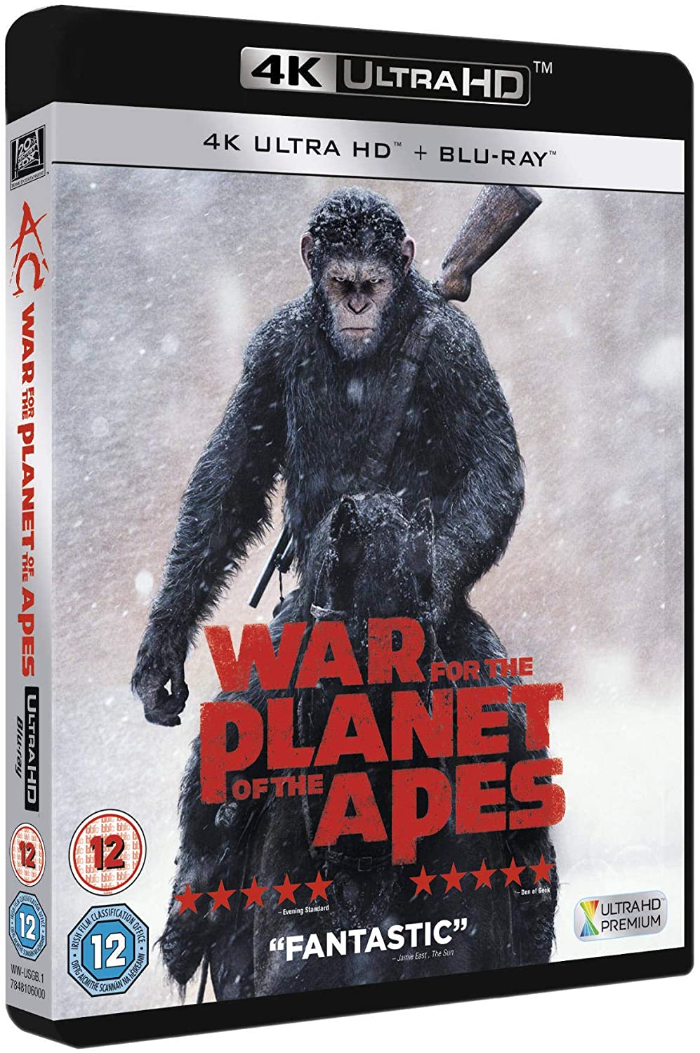 Oorlog voor de planeet van de apen 4K UHD [Blu-ray] [2017]