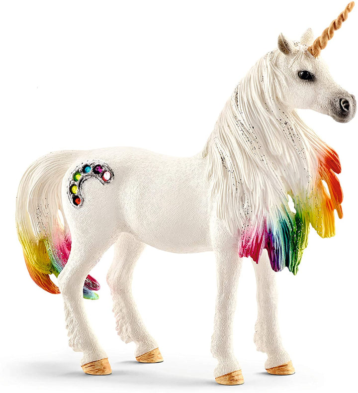 Figurine jouet cheval jument licorne arc-en-ciel Bayala de Schleich (70524)