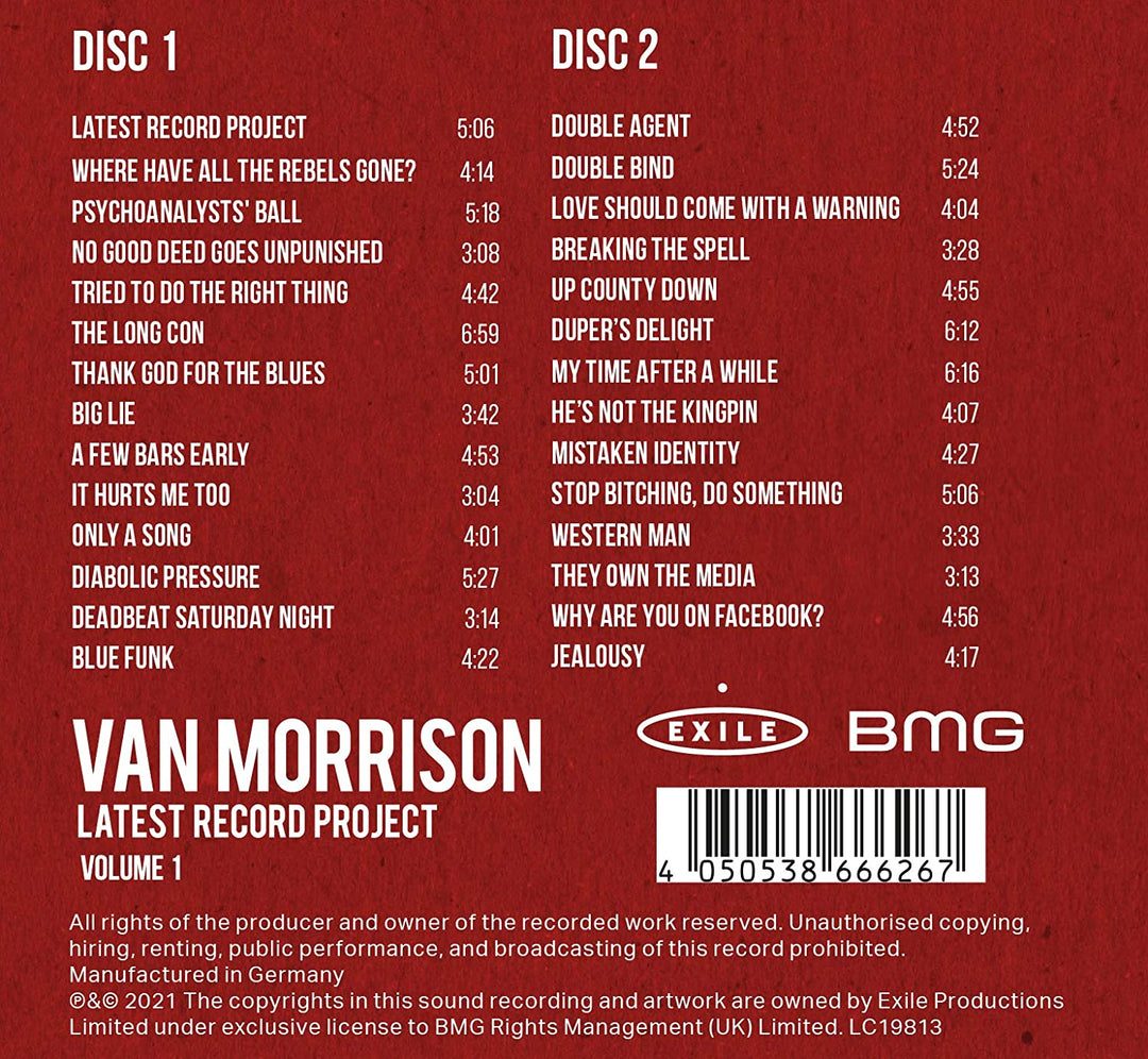 Van Morrison - Latest Record Project Volume I [Audio CD]