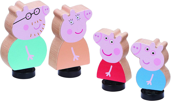 Peppa Pig 07207 Familienfiguren aus Holz