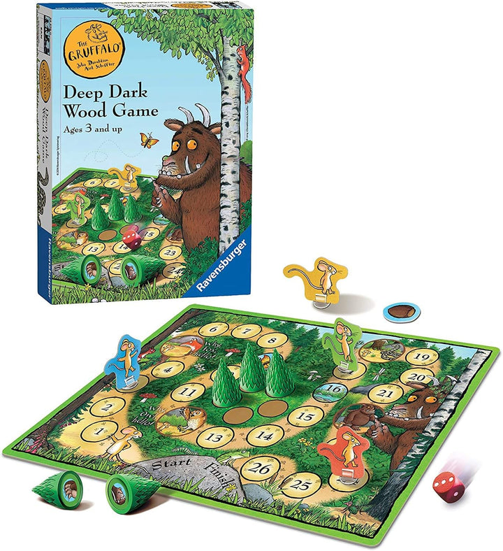 Ravensburger The Gruffalo Deep Dark Wood Brettspiel für Kinder ab 3 Jahren