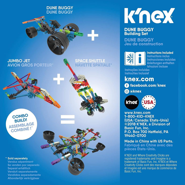 K'Nex 17023 Imagine Dune-Set, 60 Teile, 5–10 Jahre, Konstruktionsspielzeug, mehrfarbig