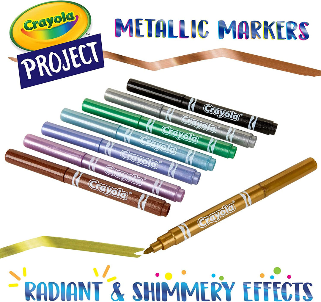 CRAYOLA 918642.012 6CT Metallic-Marker, 6 Stück (1 Stück)