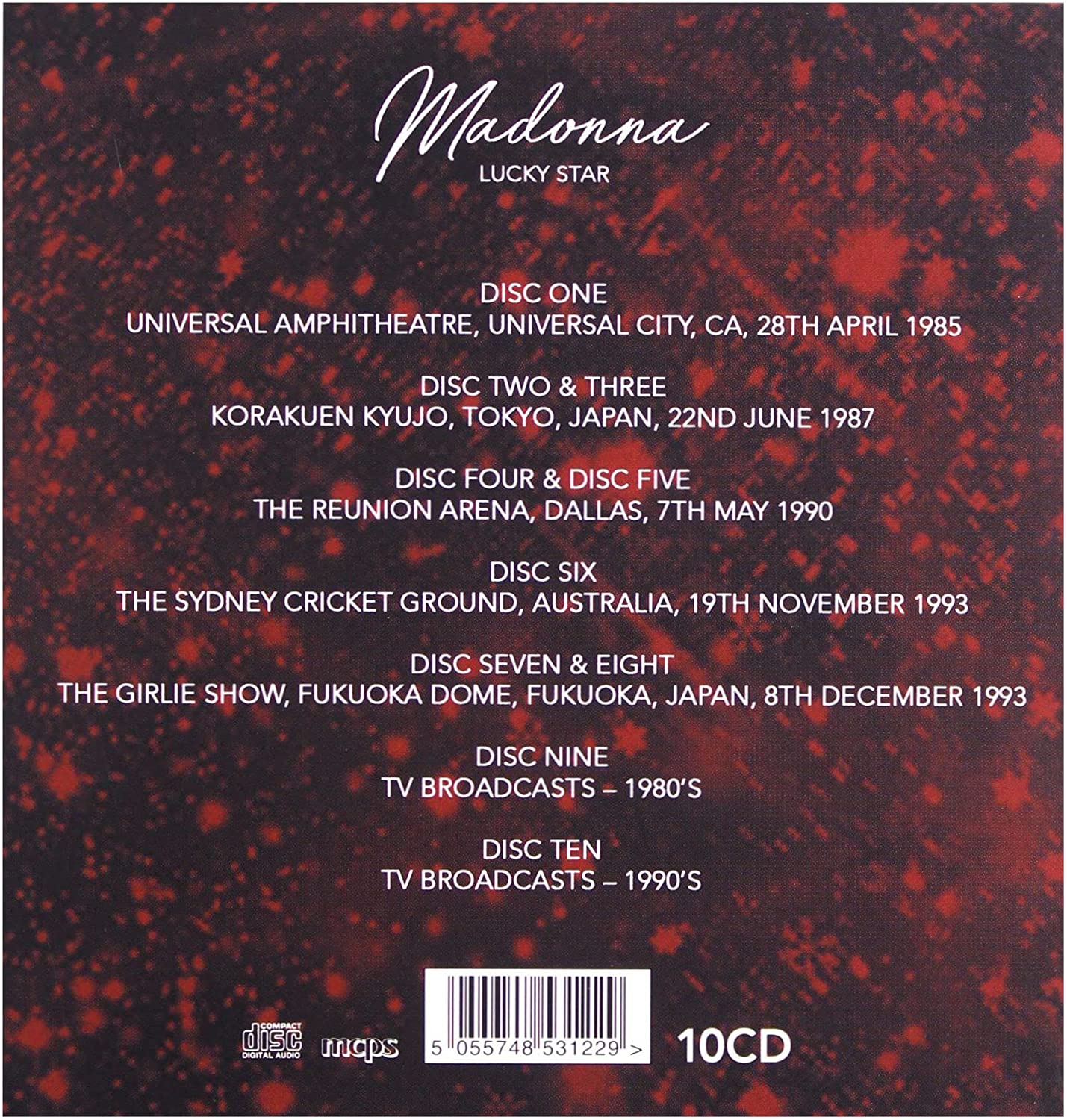 マドンナ/Madonna/Lucky Star Live 10CD/輸入盤/CD Amazon.co.jp: マドンナ/Madonna/Lucky Star Live 10CD/輸入盤
