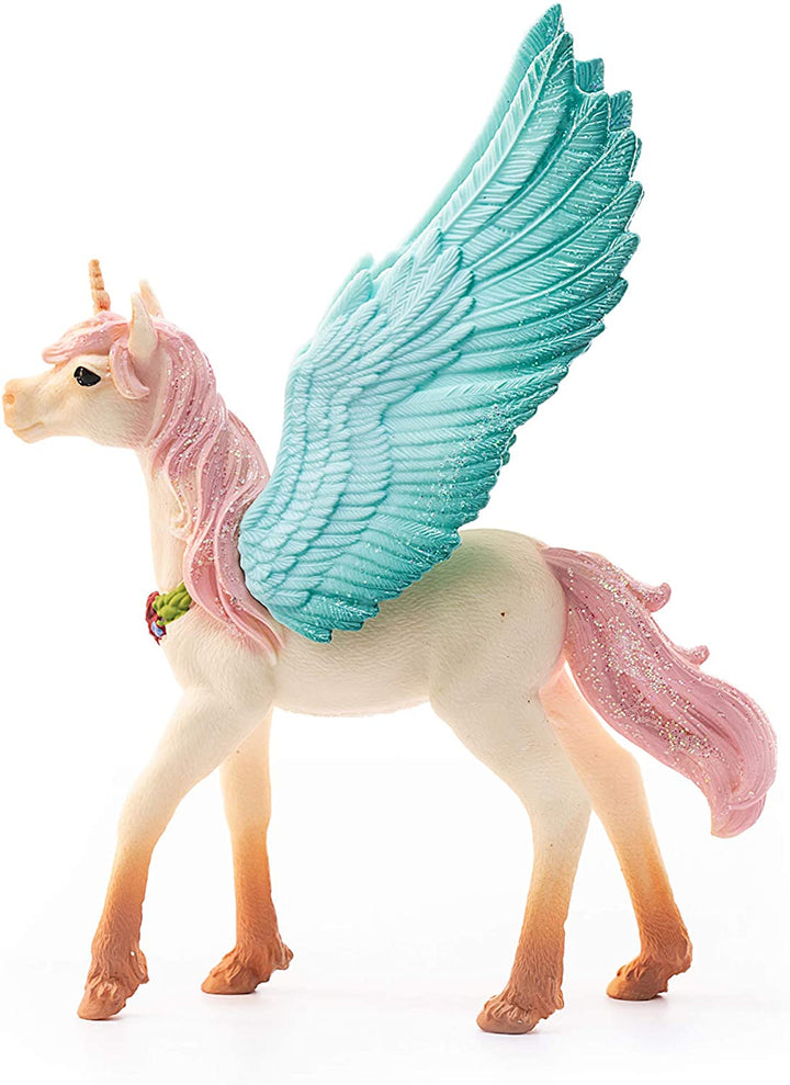 Schleich Bayala 70575 Pégase Licorne Décoré, Poulain