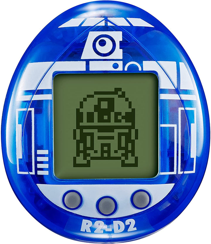 TAMAGOTCHI 88822 Star Wars R2D2 Virtueller Haustierdroide mit Minispielen, animiertem Clip