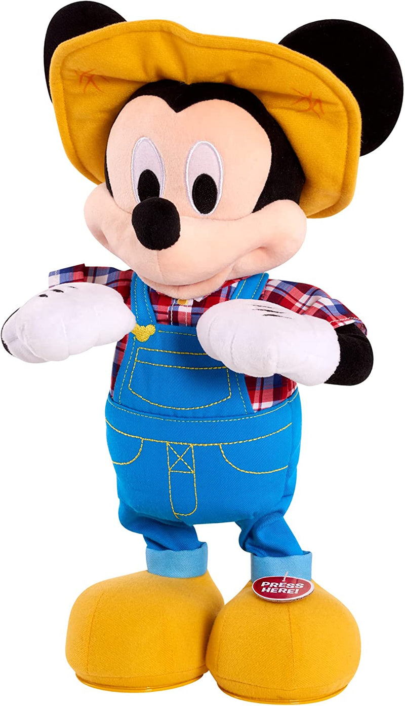 JP Mickey & Minnie JPL30501 E-I-Oh Mickey Mouse Feature Plush