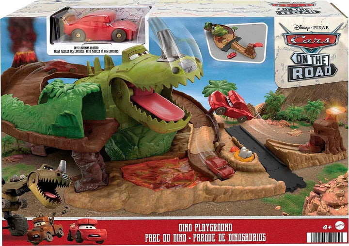 Disney Pixar Cars On The Road Dino-Spielplatz-Spielset
