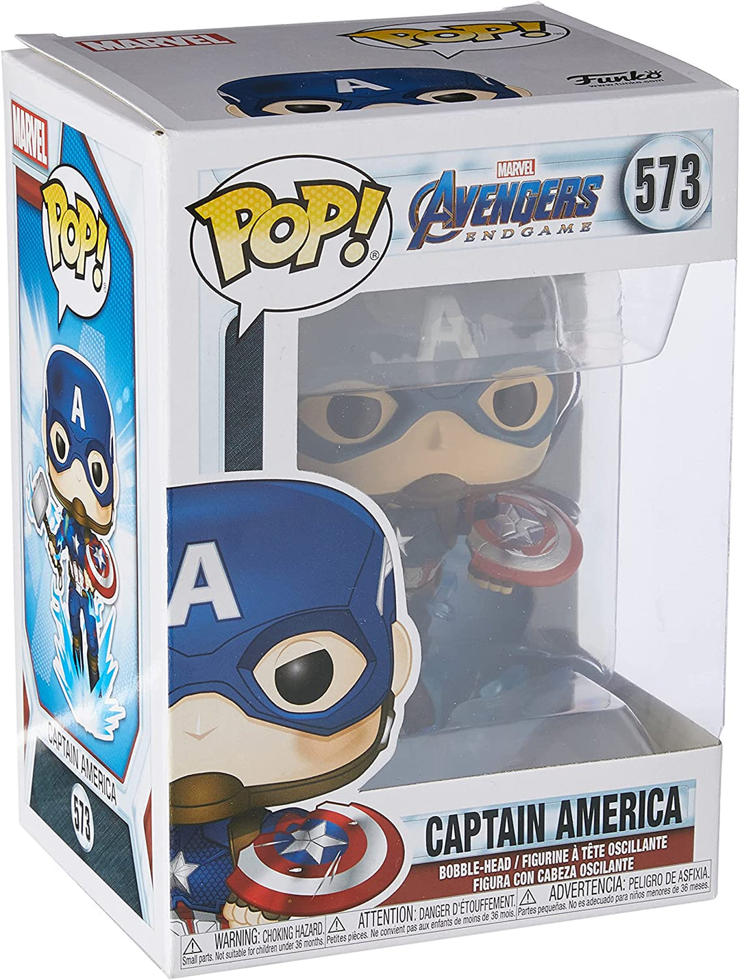 Marvel Avengers Endgame Capitan America Funko 45137 Pop! Vinile #573