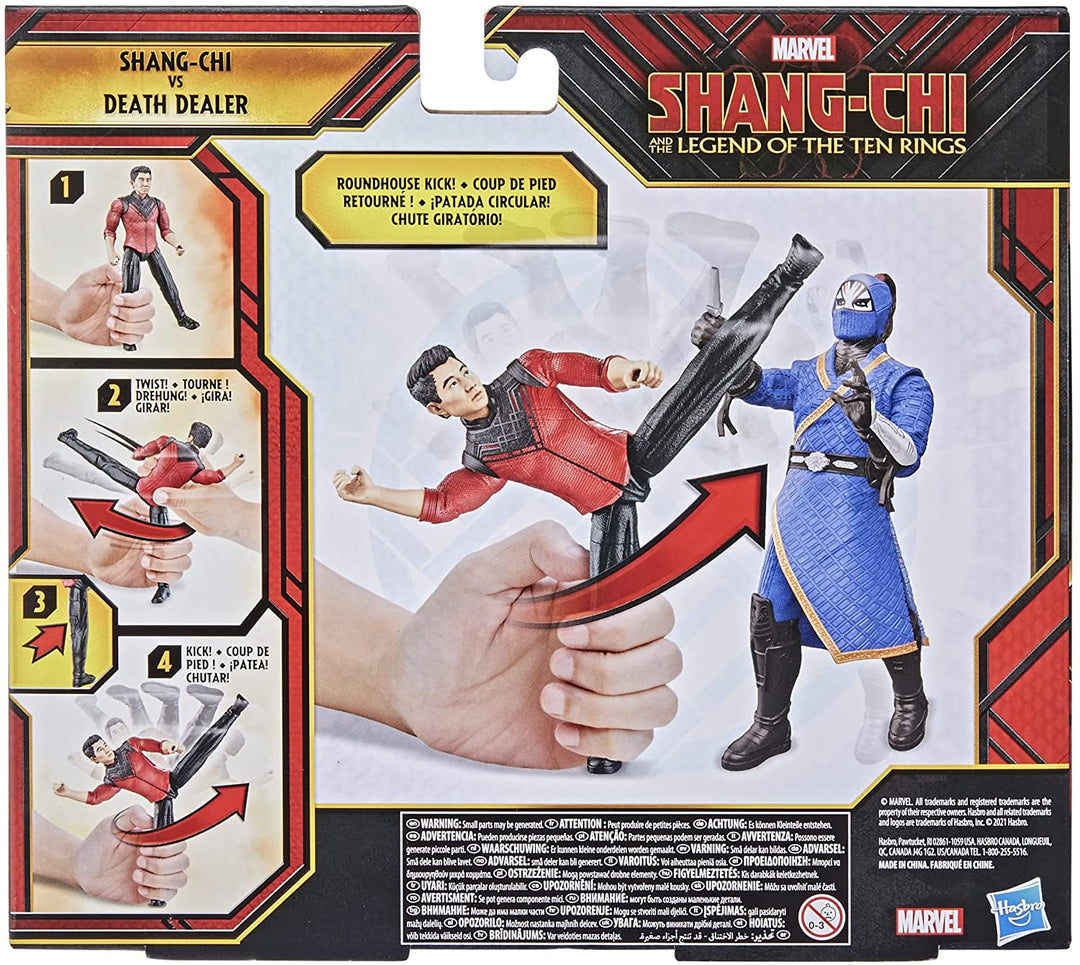 Hasbro Marvel Shang-Chi And The Legend Of Ten Rings Action Figure Toys, Shang-Chi vs Death Dealer Battle Pack for Children