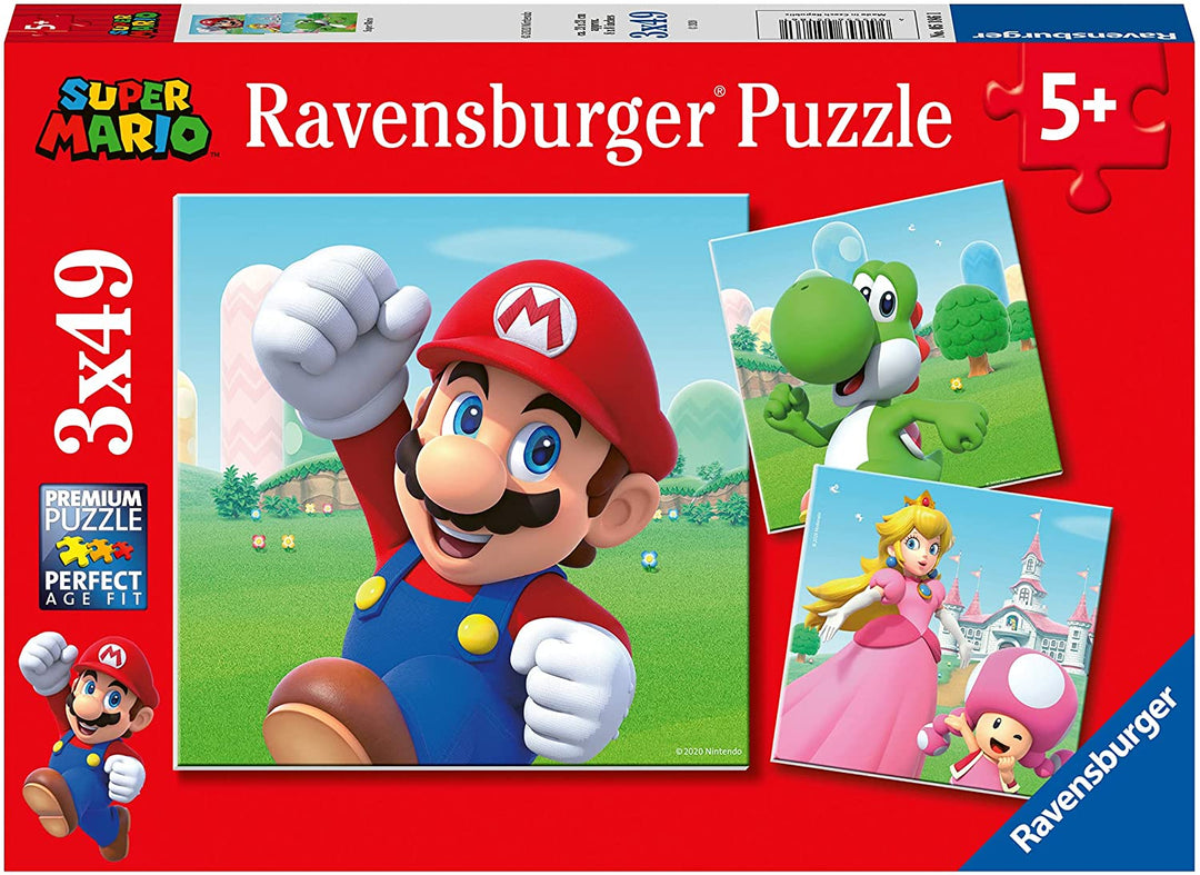 Ravensburger 05186 Super Mario 2 3x49tlg
