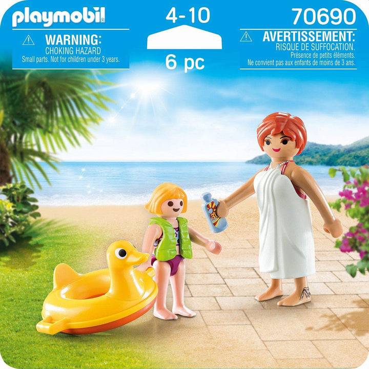 Playmobil 70690 Schwimmende Gäste Duo-Pack, Mehrfarbig, Einheitsgröße