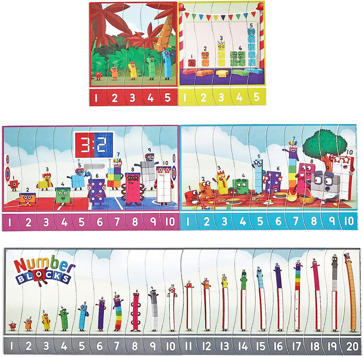 Learning Resources HM95403-UK Numberblocks Sequenzierungspuzzle, Einheitsgröße