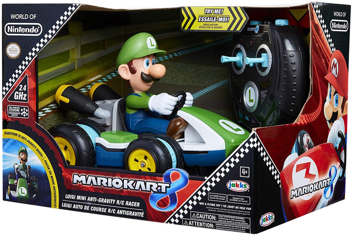 Nintendo Mario Kart 8 Luigi Mini Anti-Gravity RC Racer 2,4 GHz, mit voller Funktion