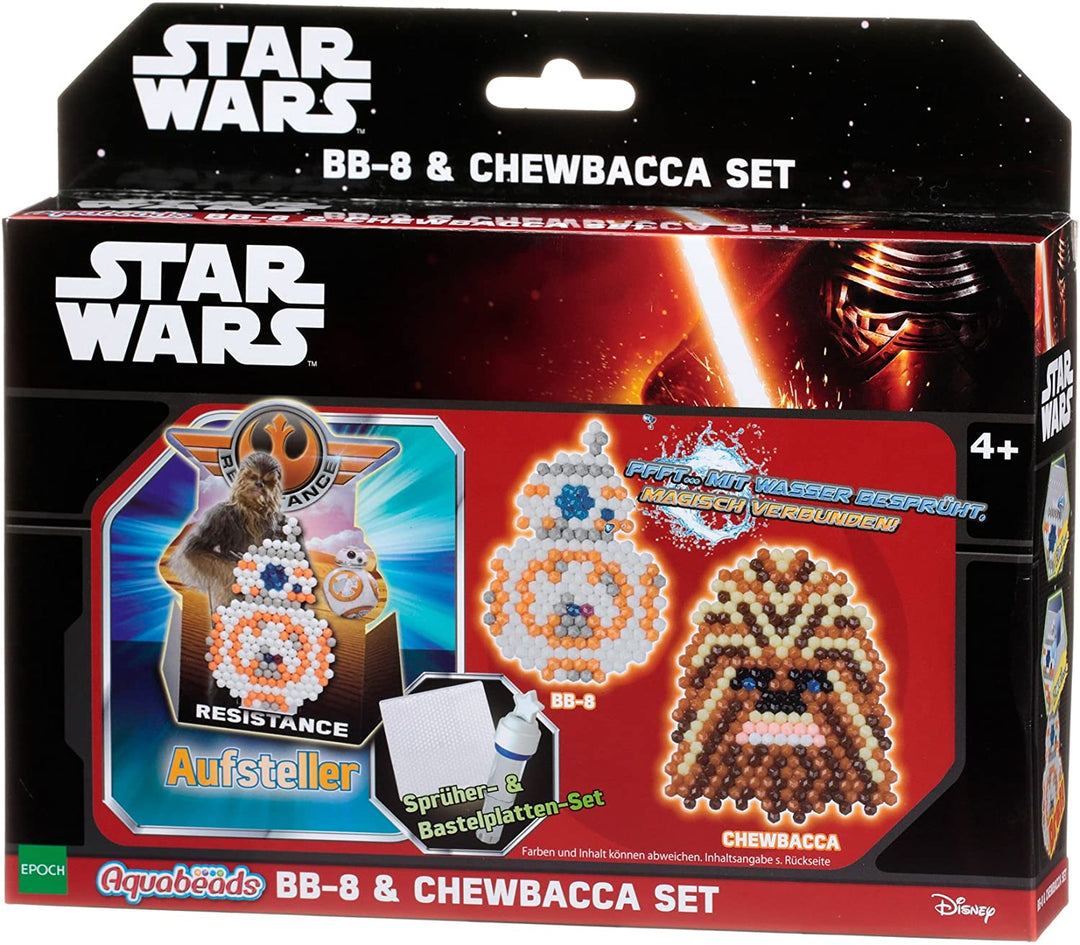 Aquabeads 30149 - Star Wars 8 and Chewbacca Set Childrens Craft Kit